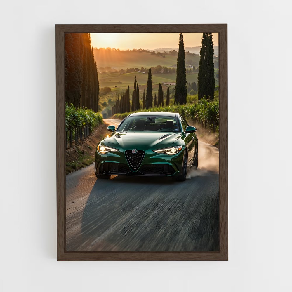 Poster Route de la Passion – affiche Alfa Romeo (vue 5)